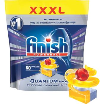 Finish Quantum Max Lemon mosogatógép tabletták 60 db