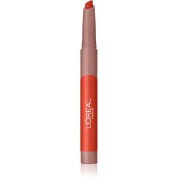 L’Oréal Paris Infallible Matte Lip Crayon rúzsceruza matt hatással árnyalat 110 Caramel Rebel 2.5 g