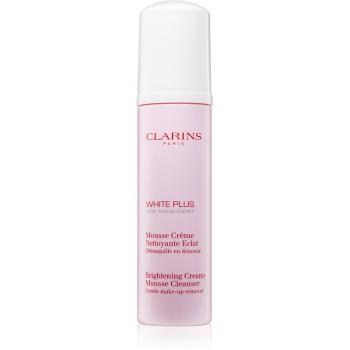 Clarins White Plus Pure Translucency Brightening Creamy Mousse Cleanser tisztító hab minden bőrtípusra 150 ml