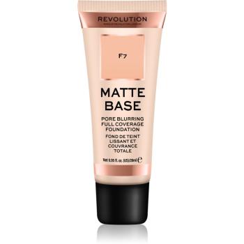 Makeup Revolution Matte Base fedő make-up árnyalat F7 28 ml