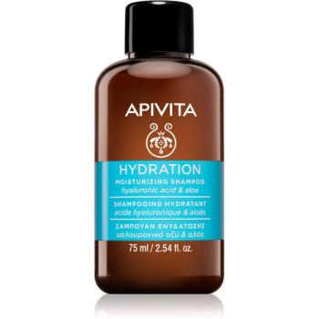 Apivita Holistic Hair Care Hyaluronic Acid & Aloe hidratáló sampon minden hajtípusra 75 ml