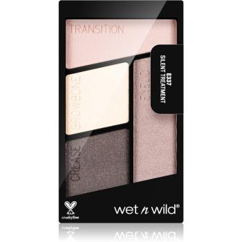 Wet n Wild Color Icon Eyeshadow Quad szemhéjfesték paletta árnyalat Silent Treatment 4.5 g