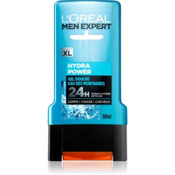 L’Oréal Paris Men Expert Hydra Power tusfürdő gél arcra, testre és hajra 300 ml
