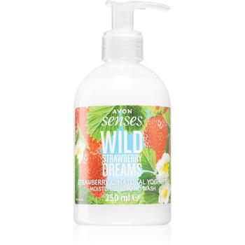Avon Senses Wild Strawberry Dreams folyékony szappan eper illattal 250 ml