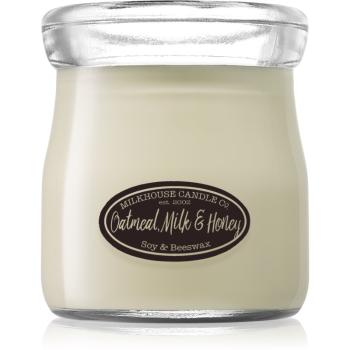 Milkhouse Candle Co. Creamery Oatmeal, Milk & Honey illatos gyertya Cream Jar 142 g