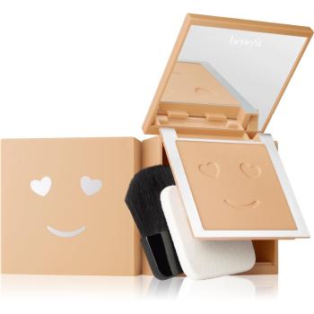 Benefit Hello Happy Velvet Powder Foundation kompakt púderes make-up árnyalat 4 Medium Neutral 7 g