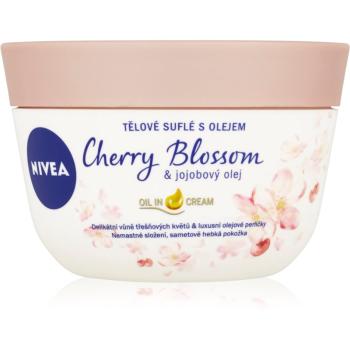 Nivea Cherry Blossom & Jojoba Oil testápoló szuflé 200 ml