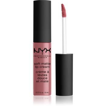 NYX Professional Makeup Soft Matte Lip Cream matt folyékony állagú ajakrúzs árnyalat 64 Beijing 8 ml