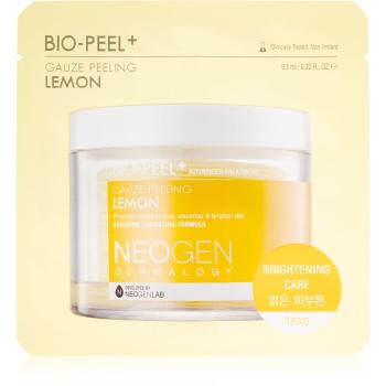 Neogen Dermalogy Bio-Peel+ Gauze Peeling Lemon arctisztító peeling párnácskát az élénk és kisimított arcbőrért 1 db