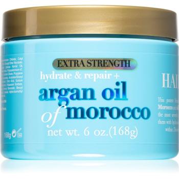 OGX Argan Oil Of Morocco Extra Strenght intenzív fiatalító maszk a károsult hajra 168 g