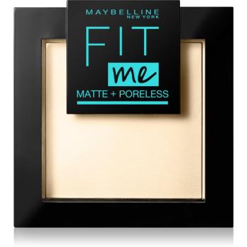 Maybelline Fit Me! Matte+Poreless mattító púder árnyalat 110 Porcelain 9 g