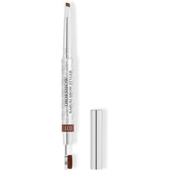 DIOR Diorshow Kabuki Brow Styler szemöldök ceruza kefével árnyalat 031 Light Brown 0,29 g
