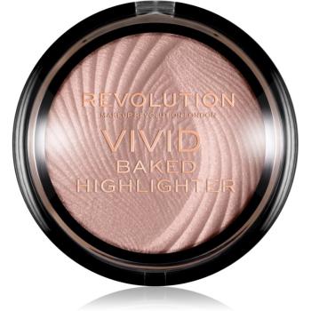 Makeup Revolution Vivid Baked égetett élénkítő púder árnyalat Peach Lights 7.5 g