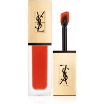Yves Saint Laurent Tatouage Couture ultra mattító folyékony ajakrúzs árnyalat 02 Crazy Tangerine - Electric Orange 6 ml