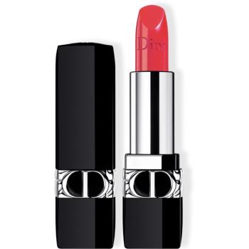 DIOR Rouge Dior hosszan tartó rúzs utántölthető árnyalat 028 Actrice Satin 3.5 g