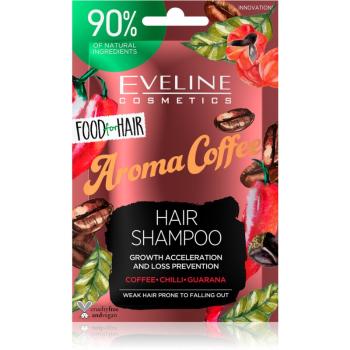 Eveline Cosmetics Food for Hair Aroma Coffee erősítő sampon a gyenge, hullásra hajlamos hajra 20 ml