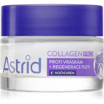 Astrid Collagen PRO éjszakai krém az öregedés összes jele ellen regeneráló hatással 50 ml