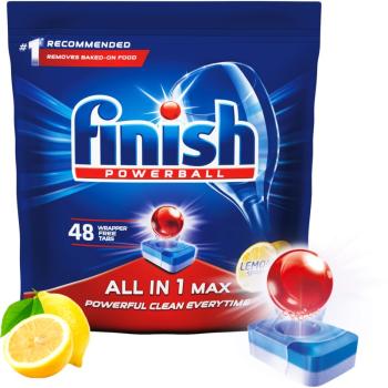 Finish All in 1 Max Lemon mosogatógép tabletták 48 db