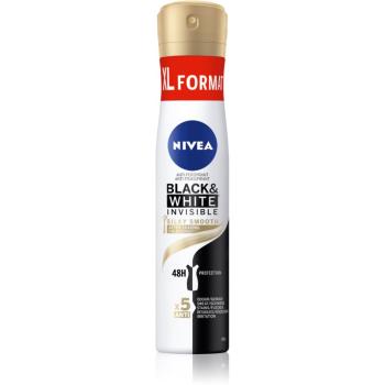 Nivea Black & White Invisible Silky Smooth izzadásgátló spray 200 ml