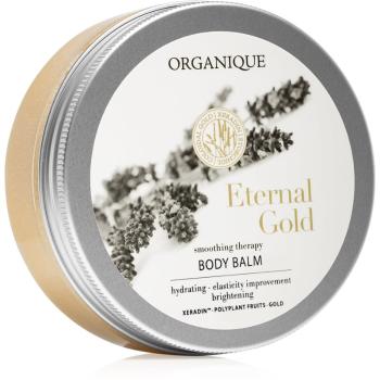Organique Eternal Gold Smoothing Therapy élénkítő hidratáló testápoló balzsam 24 karátos arannyal 200 ml