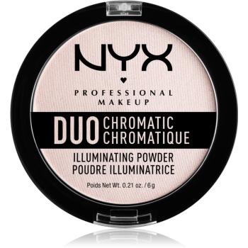 NYX Professional Makeup Duo Chromatic highlighter árnyalat 04 Snow Rose 6 g