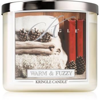 Kringle Candle Warm & Fuzzy illatos gyertya I. 411 g