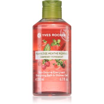Yves Rocher Raspberry & Mint energizáló tusfürdő gél 200 ml
