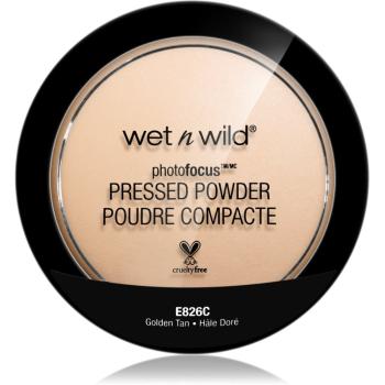 Wet n Wild Photo Focus kompakt púder árnyalat Golden Tan 7.5 g