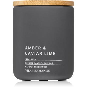 Vila Hermanos Concrete Amber & Caviar Lime illatos gyertya 120 g