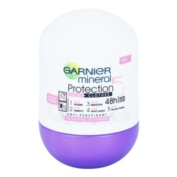 Garnier Mineral 5 Protection golyós dezodor roll-on 48h (Cotton Fresh) 50 ml