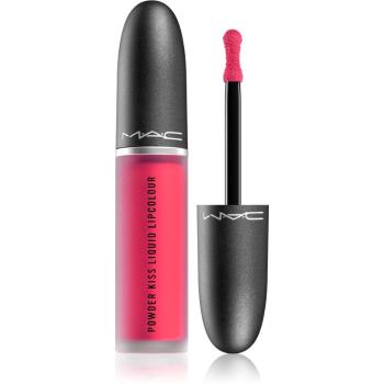 MAC Cosmetics Powder Kiss Liquid Lipcolour mattító folyékony rúzs árnyalat Billion $ Smile 5 ml