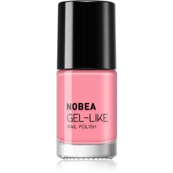 NOBEA Day-to-Day körömlakk géles hatással árnyalat Pink Rosé #N02 6 ml
