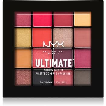 NYX Professional Makeup Ultimate Shadow szemhéjfesték paletta árnyalat Phoenix 16 x 0.83 g