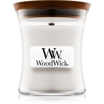 Woodwick Warm Wool illatos gyertya fa kanóccal 85 g