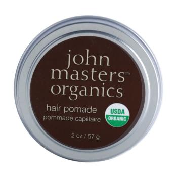 John Masters Organics Hair Pomade pomádé a száraz és kezelhetetlen haj egyenesítésére és táplálására 57 g