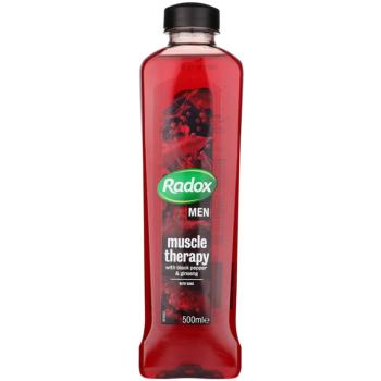 Radox Men Muscle Therapy habfürdő Black Pepper & Ginseng 500 ml