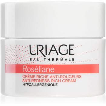 Uriage Roséliane Anti-Redness Rich Cream tápláló nappali krém Érzékeny, bőrpírra hajlamos bőrre 50 ml