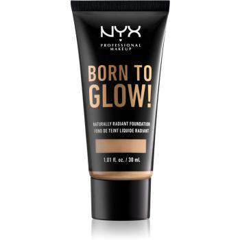 NYX Professional Makeup Born To Glow élénkítő folyékony make-up árnyalat 10 Buff 30 ml