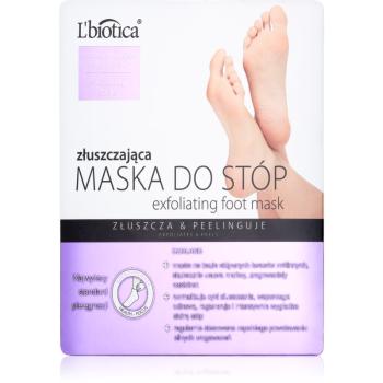 L’biotica Masks bőrhámlasztó zokni a láb bőrének puhítására és hidratálására 40 ml