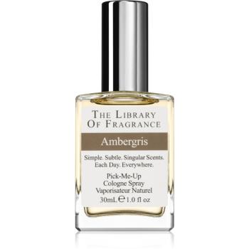 The Library of Fragrance Ambergris Eau de Cologne unisex 30 ml