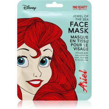 Mad Beauty Disney Princess Ariel hidratáló gézmaszk uborka kivonattal 25 ml