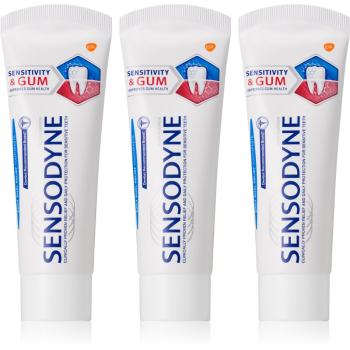 Sensodyne Sensitivity & Gum fogkrém érzékeny fogakra 3x75 ml