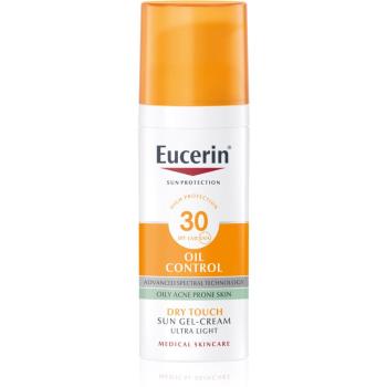 Eucerin Sun Oil Control védő géles krém az arcra SPF 30 50 ml