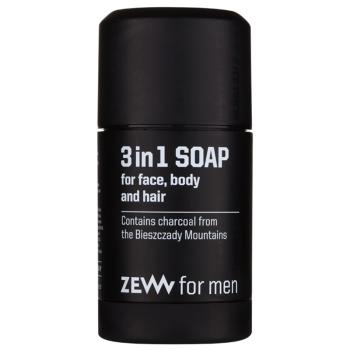 Zew For Men természetes puha szappan arcra, testre és hajra 3 az 1-ben 85 ml