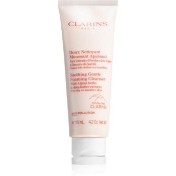 Clarins Soothing Gentle Foaming Cleanser tisztító habzó krém az arcbőr megnyugtatására 125 ml