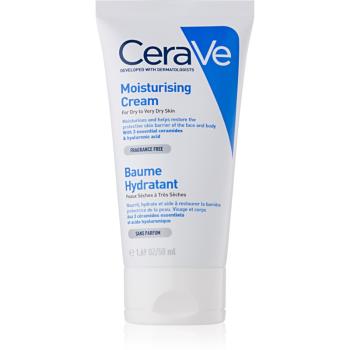 CeraVe Moisturizers hidratáló krém arcra és testre Száraz, nagyon száraz bőrre 50 ml