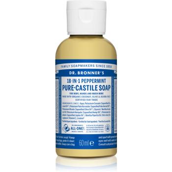 Dr. Bronner’s Peppermint folyékony univerzális szappan 60 ml