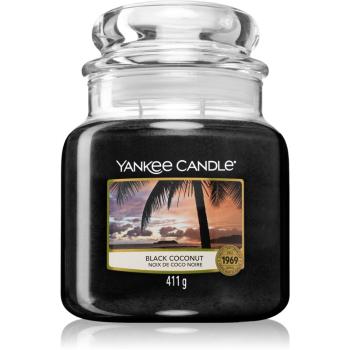 Yankee Candle Black Coconut illatos gyertya Classic közepes méret 411 g