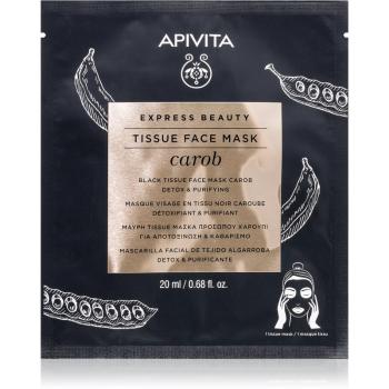 Apivita Express Beauty Carob Méregtelenítő arcmaszk hidratáló hatással 20 ml