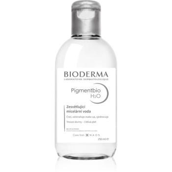 Bioderma Pigmentbio H2O finoman tisztító micellás víz a sötét foltok ellen 250 ml